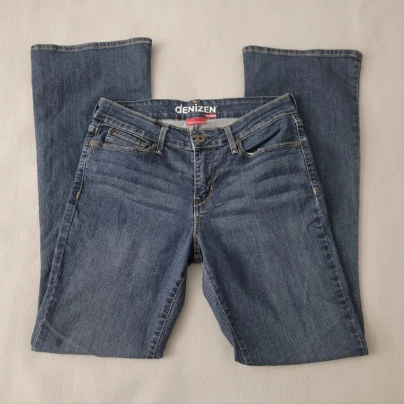 Levi's Denim - Denizen From Levi’s Womens Jeans Modern Boot Cut Blue Whiskered Medium Wash 8